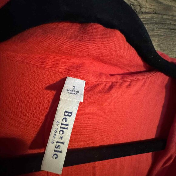 Belle Isle by Torrid Plus Size Cotton Popover Tunic - Picture 5 of 8